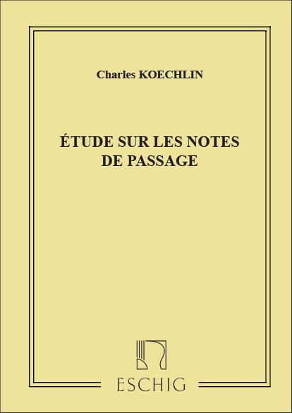 Etude Sur Les Notes De Passage